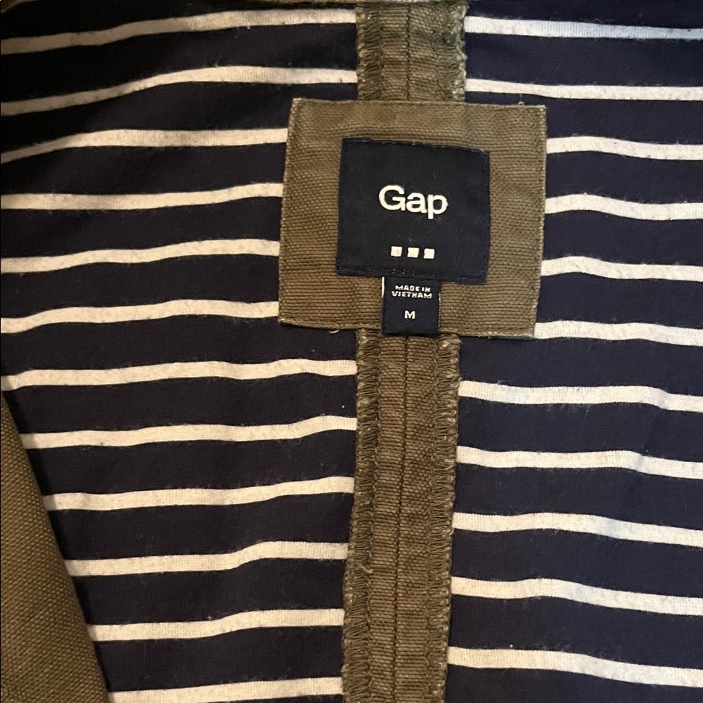 Olive Green Utility Jacket - Picture 2 of 2